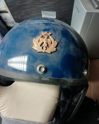 Casco polizia motociclista aeronautica 