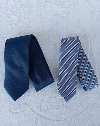 Set Di Due Cravatte Uomo Eleganti 
