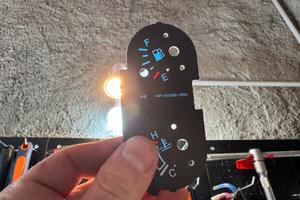 Tachigrafo Honda cbr 1100 XX azzurro blu