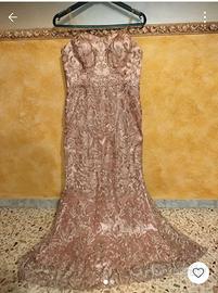 abito da cerimonia in pizzo