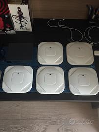 5 Access Point Cisco + Controller + 4 Staffe