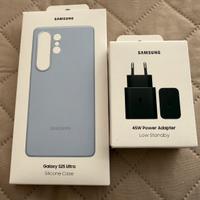 Cover e caricabatteria da 45W Samsung S25 ultra