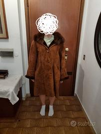 cappotto shearling tg 44 donna 