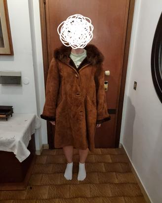 cappotto shearling tg 44 donna 