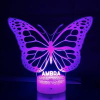 Lampada led personalizzabile  con nome