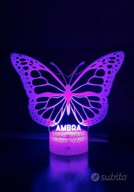 Lampada led personalizzabile  con nome
