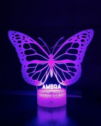 Lampada led personalizzabile  con nome