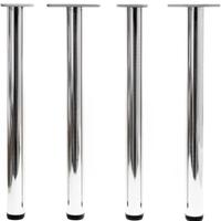 Gambe da tavolo cromato