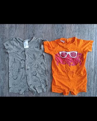 set Body Manica corta Prenatal e HM 