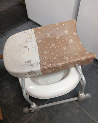 Vaschetta bagno con fasciatoio Brevi