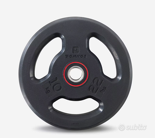 Disco gomma bodybuilding 10kg 28mm