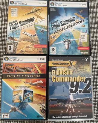 Microsoft Flight Simulator X Professional e DeLuxe