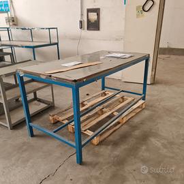 Banco da lavoro professionale in acciaio verniciat