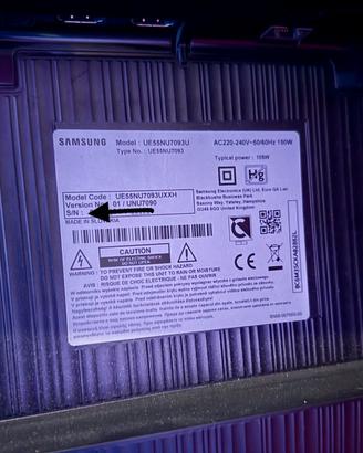 Samsung Smart TV UE55NU7093U 55 pollici (LEGGI)