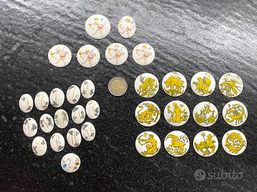 Lotto 33 cabochon in ceramica