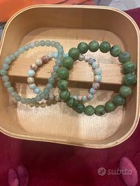 Set bracciali in pietre naturali vere