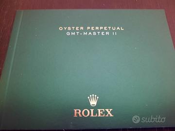 Libretto Rolex gmt master II 2015/2016 Italia