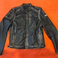 Giacca tipo moto VERA PELLE con protezioni tg 54