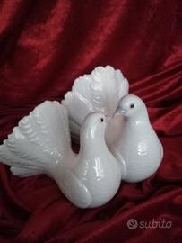 coppia colombe porcellana Lladro