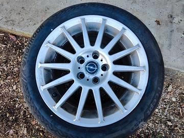 4 cerchi 5 fori +4 gomme tipo opel