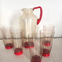  Bicchieri con Caraffa di Murano Nasonmoretti 