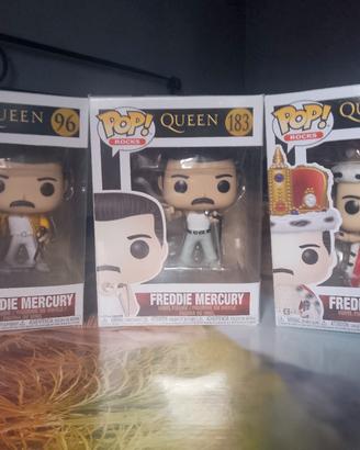Lotto 3 Funko Pop di Freddie Mercury nuovi 