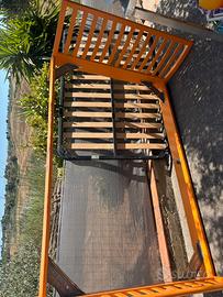 Letto compreso di rete da 1 piazza senza materasso