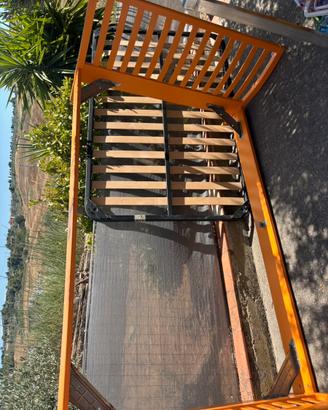 Letto compreso di rete da 1 piazza senza materasso