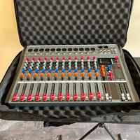 Mixer depusheng 12 canali con custodia.