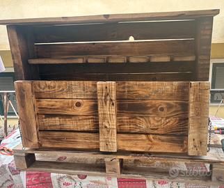 Portacalici con ribalta