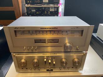Marantz 1122dc  e 2050 ampli e sinto  			