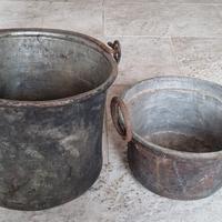 pentole in rame antiche