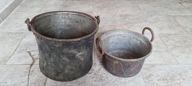 pentole in rame antiche