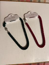 Collane in cristallo/metallo