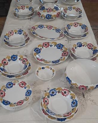 servizio piatti Richard Ginori mondovi anemoni 