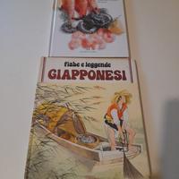 libri fiabe giapponesi e uno di cucina di pesce