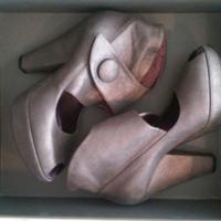 Scarpe in Vera Pelle colore Bronce N°- 39