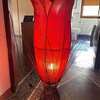 Lampada da pavimento comò etnica vintage