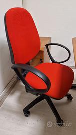 sedie ufficio con poggioli e ruote