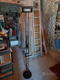 lampada da terra piantana alogena marca CERVA