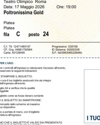 Ticket Stefania Andreoli, "La Mente in Scena"
