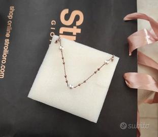 Braccialetto dorato con perle Stroili 