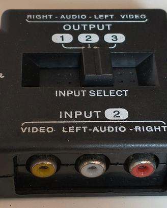 Selettore / Switch RCA AV Multi Box 3 Ingressi