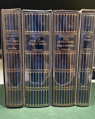 UNGARETTI i Meridiani RACCOLTA 4 VOLUMI Separati