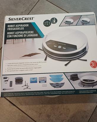 robot aspirapolvere e lavaggio Silvercrest 