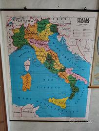 carte geografiche plastificate