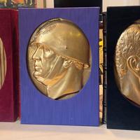 Tre libri Dino Editore Ed. Gran Lusso su Mussolini