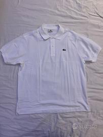 Polo Lacoste bianca nuova