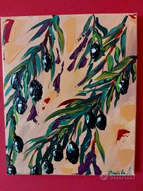 Dipinto su canvas 30x25 acrilico.
