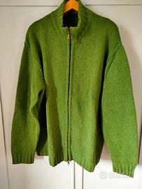 Cardigan Almeria originale uomo verde taglia XL